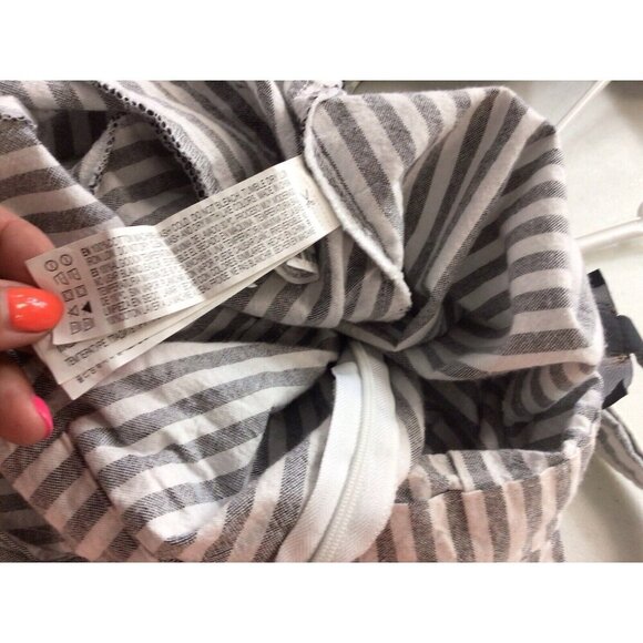 Forever 21 Stripe Overalls Womens Small - Picture 10 of 10